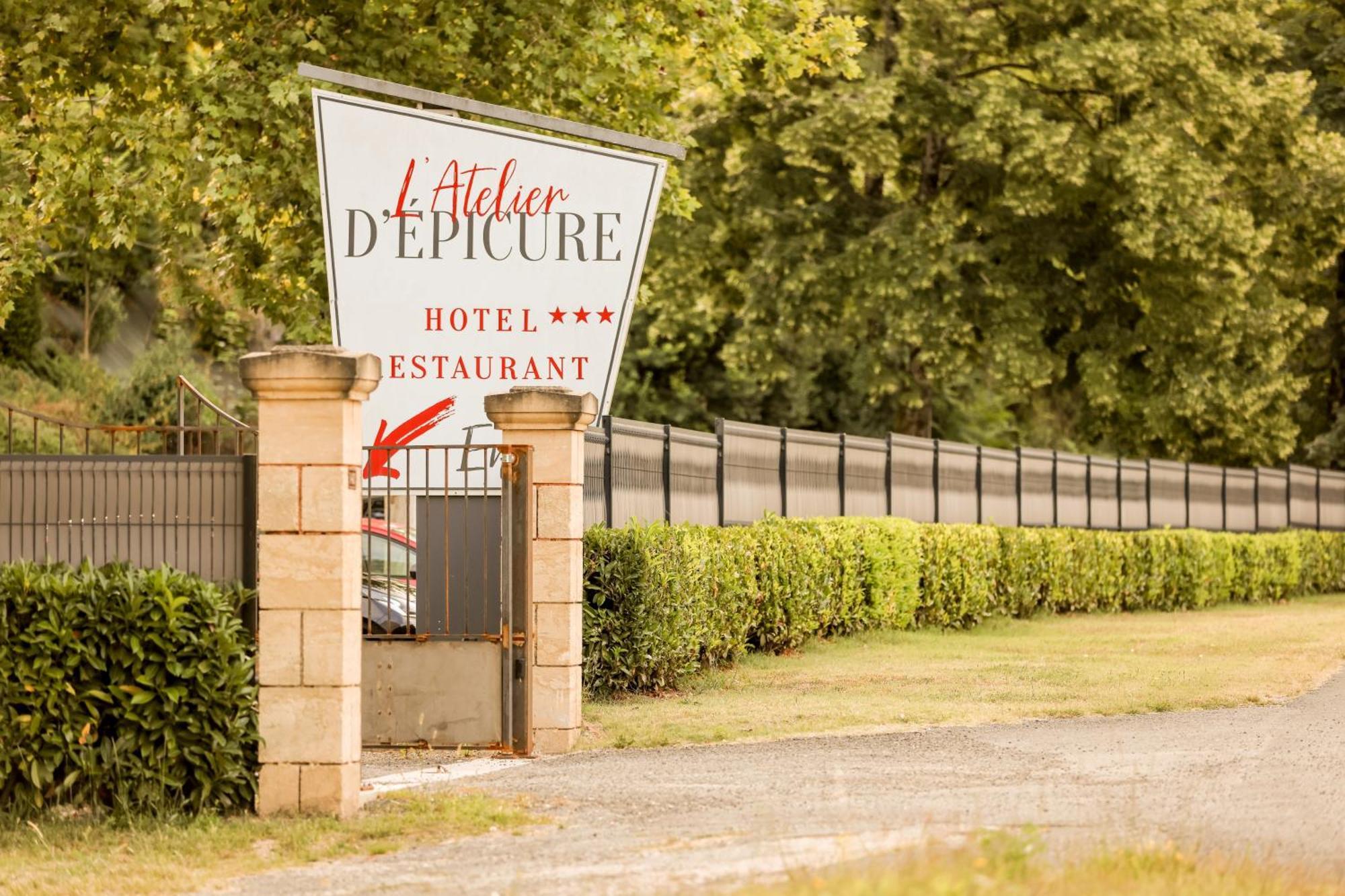 Boutique-Hotel Restaurant L'Atelier D'Epicure Logis Castels ภายนอก รูปภาพ